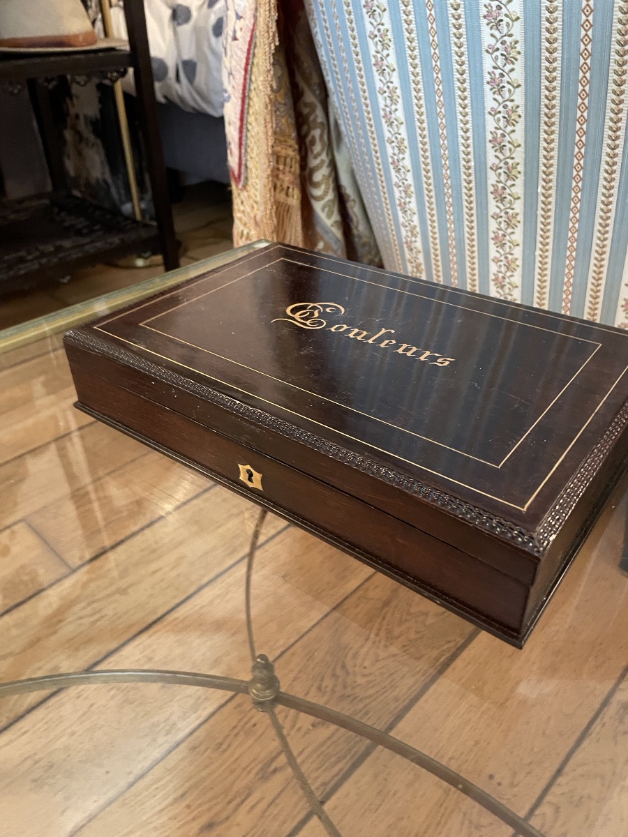 Boite de couleurs d’époque Napoléon III -photo-3