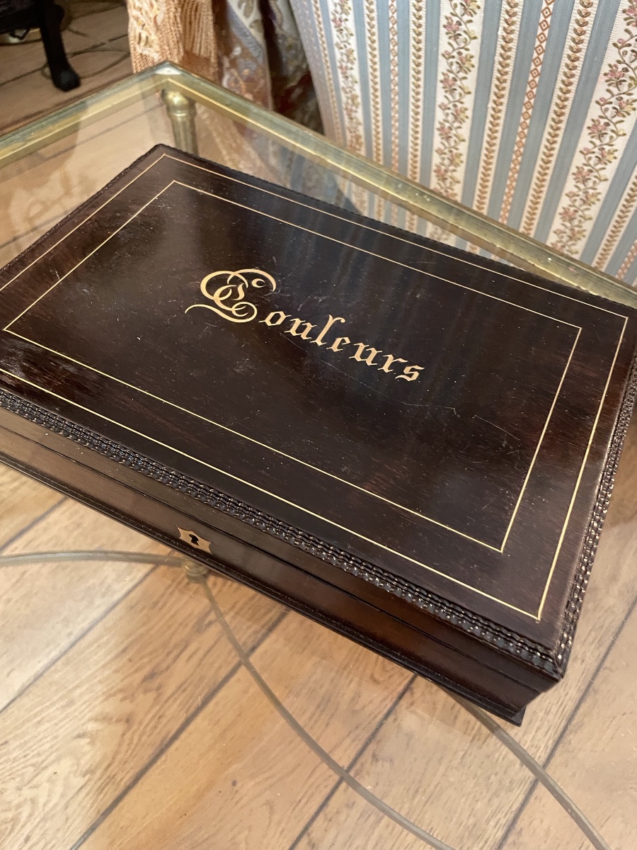 Boite de couleurs d’époque Napoléon III -photo-6