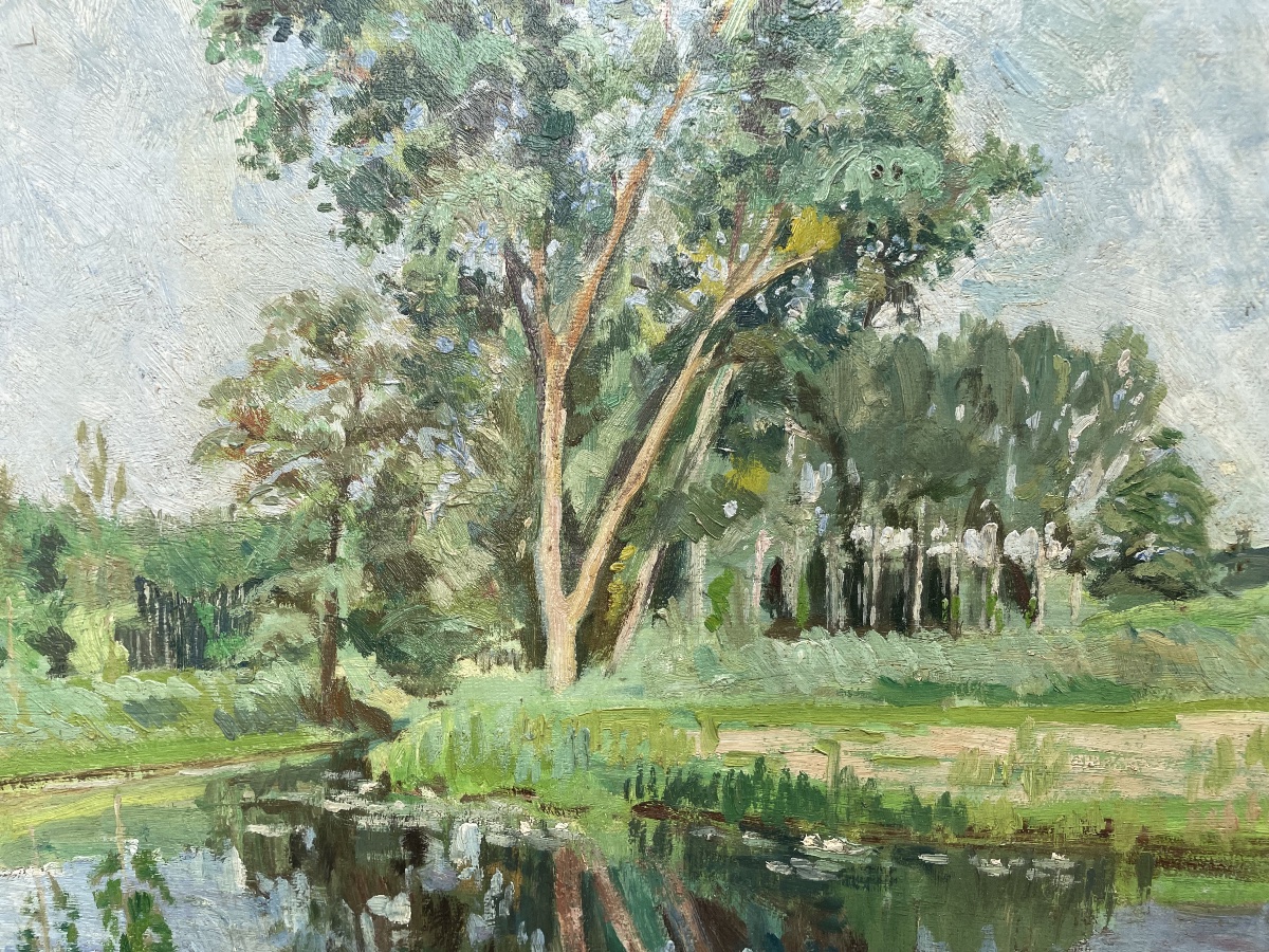 Paysage à la Riviere par Félix Labbé