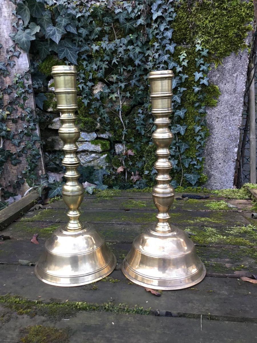 Pair Of Candlesticks Haute Epoque, XVII-photo-2