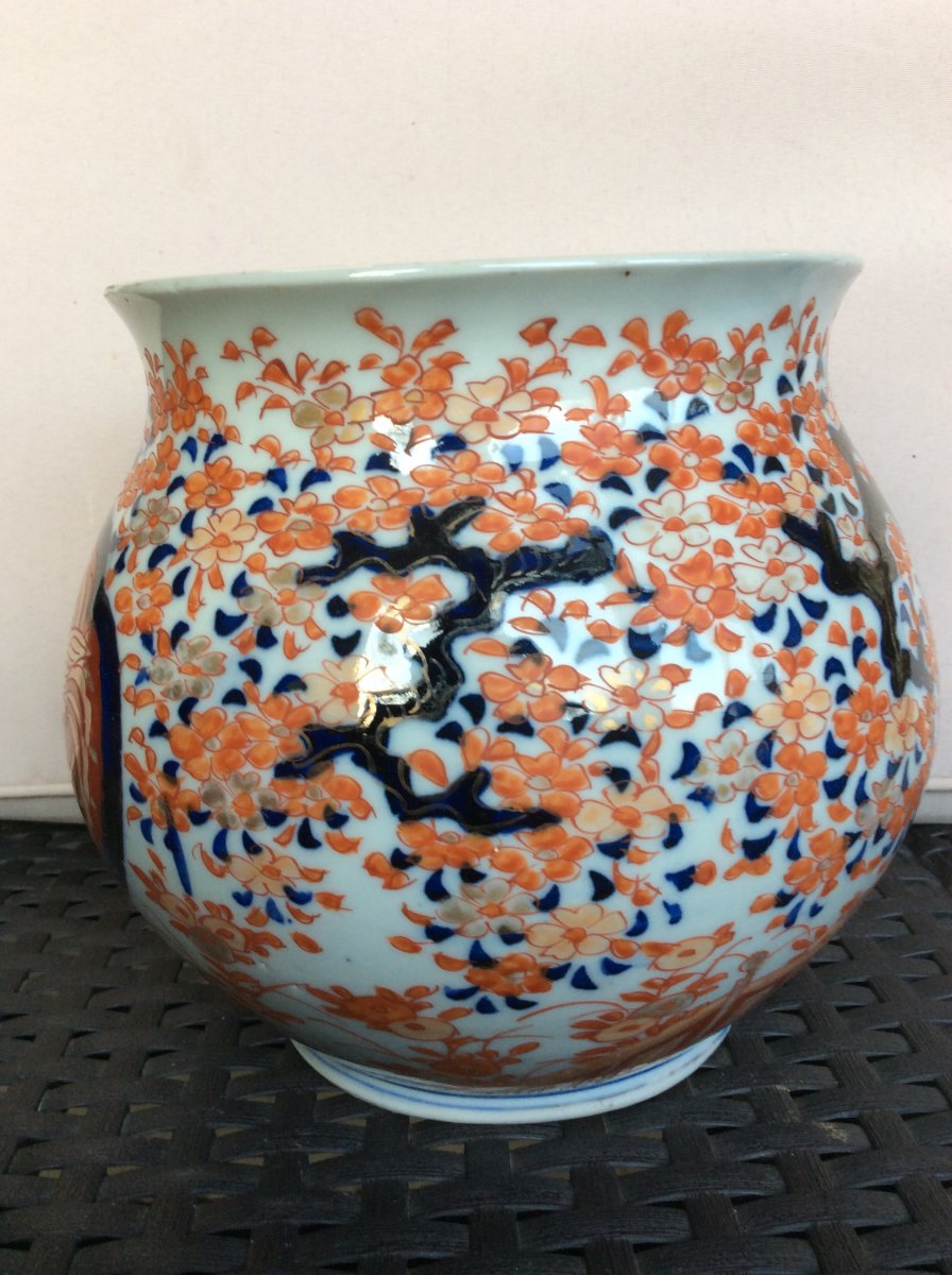 Vase Japonais En Porcelaine Imari , XIXème-photo-2