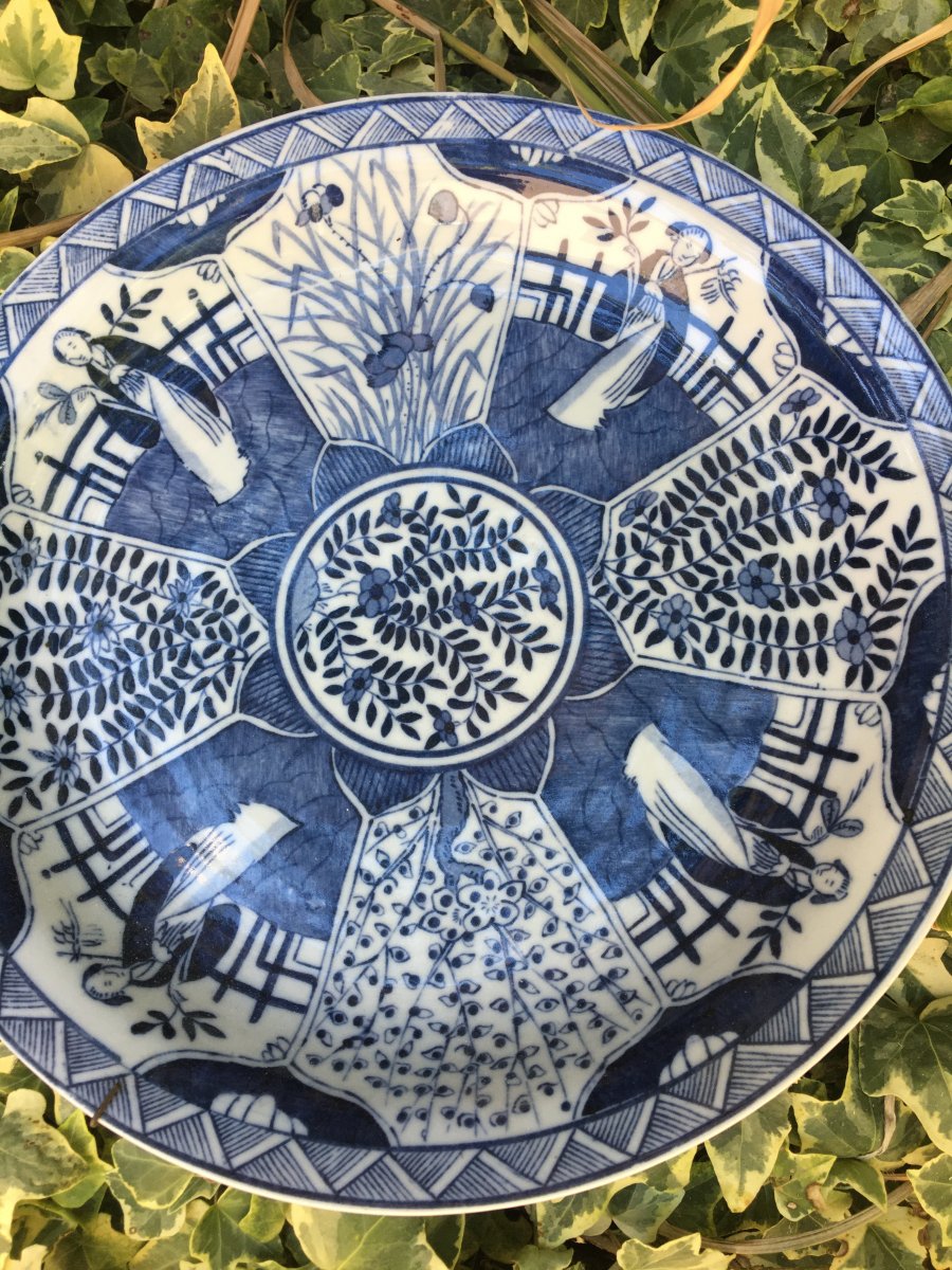Plat Aux 4 Saisons, Japon, Fours D’arita - Époque Edo-photo-2