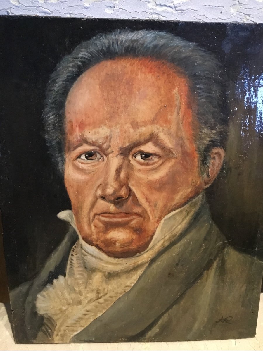 Portrait Of A Man, Spanish School, Late Nineteenth-photo-2