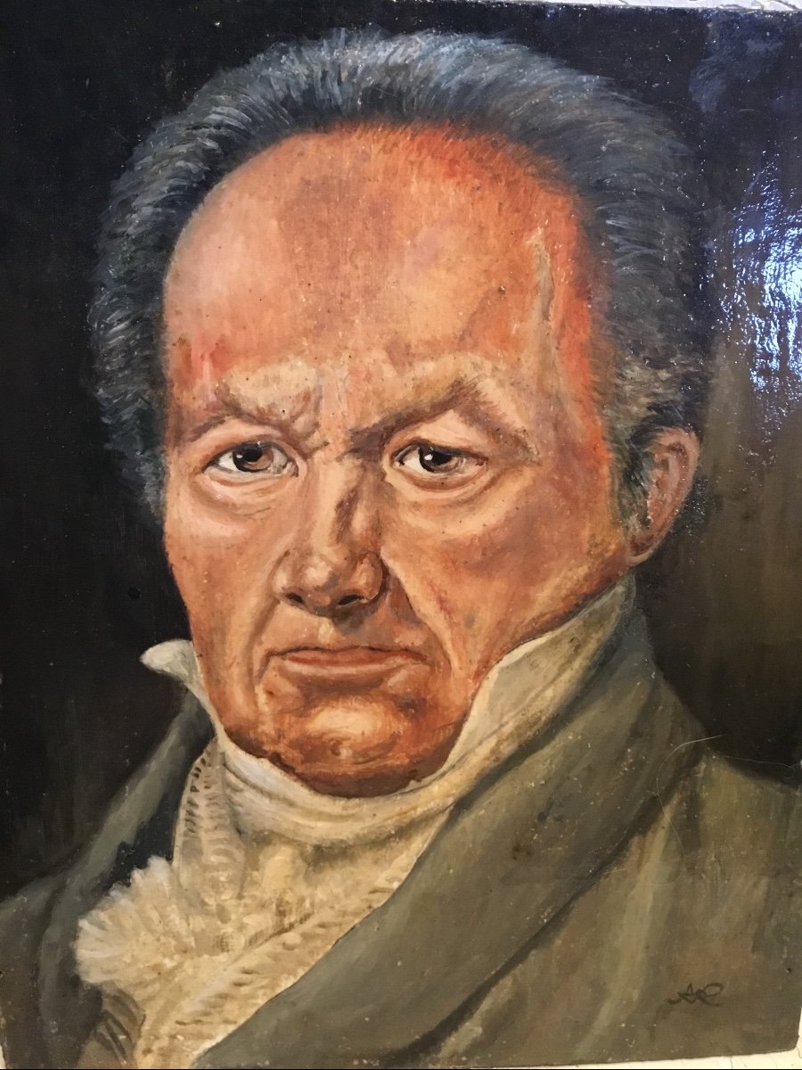Portrait Of A Man, Spanish School, Late Nineteenth-photo-4