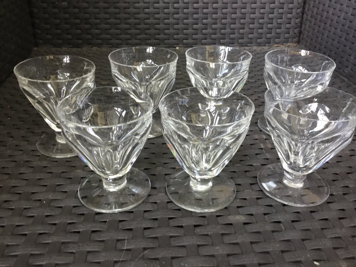 10 Baccarat Crystal Glasses Model Talleyrand-photo-2