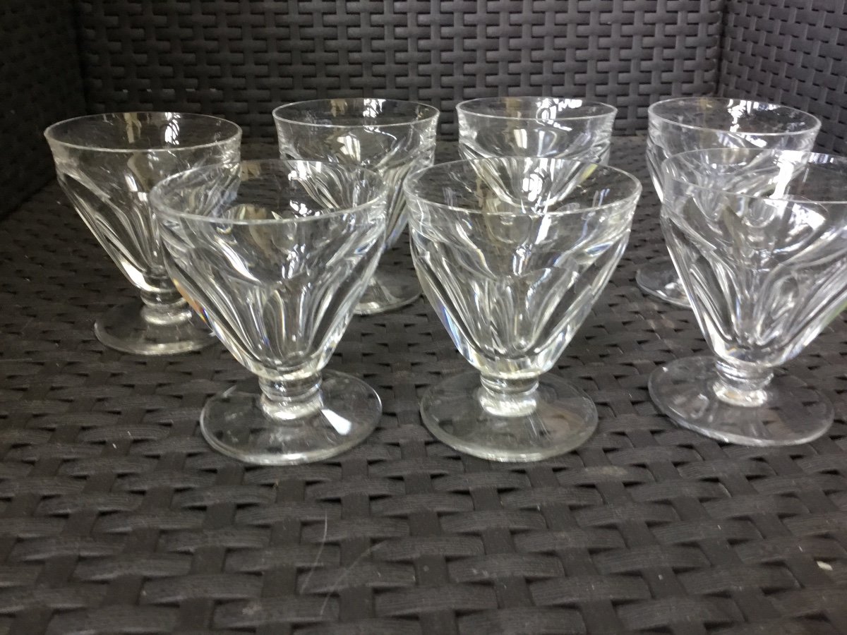 10 Baccarat Crystal Glasses Model Talleyrand-photo-3