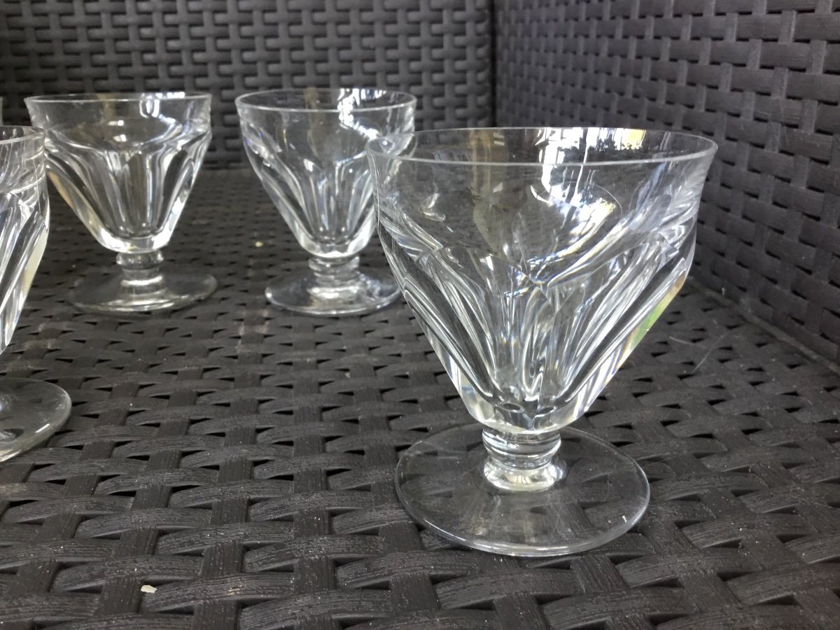 10 Baccarat Crystal Glasses Model Talleyrand-photo-4