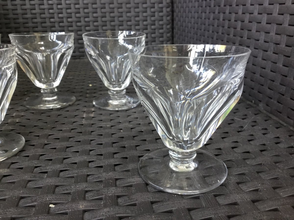 10 Verres En Cristal De Baccarat Modele Talleyrand-photo-4