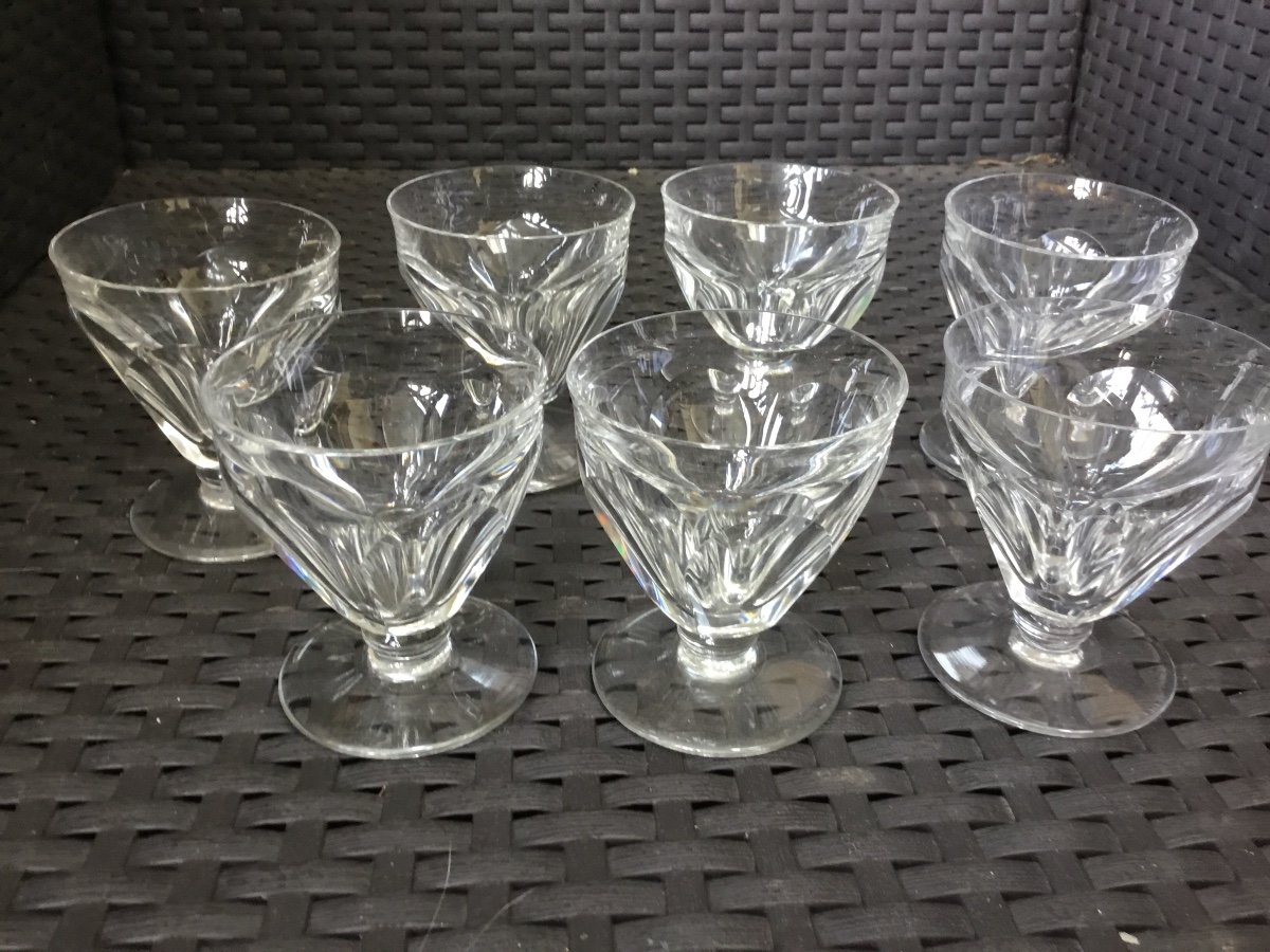 10 Baccarat Crystal Glasses Model Talleyrand-photo-5