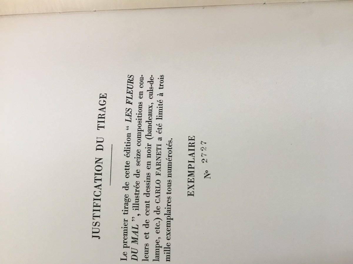 Baudelaire Les Fleurs Du Mal. 16 Pochoirs De Carlo Farneti. 1935-photo-3
