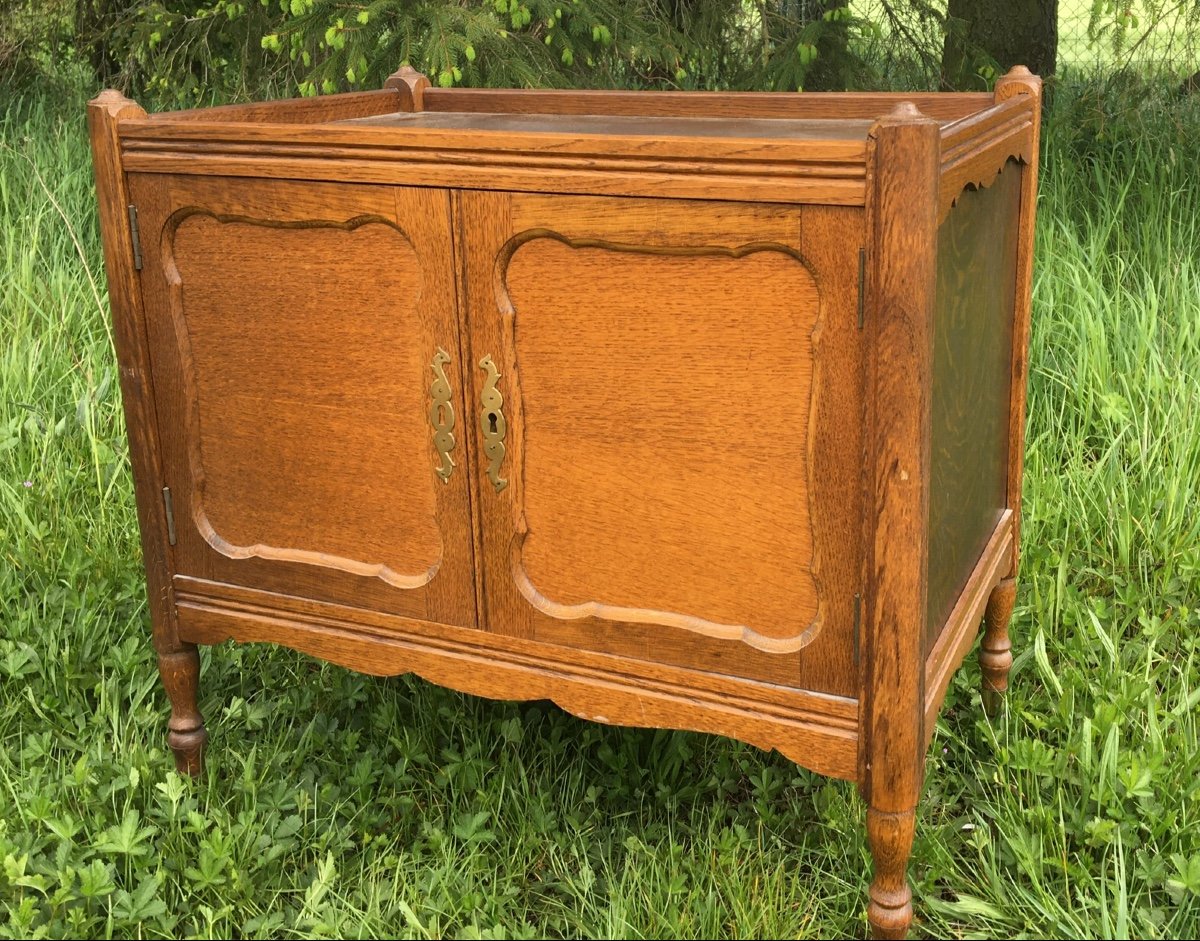 Louis XV Style Chest On Wheels