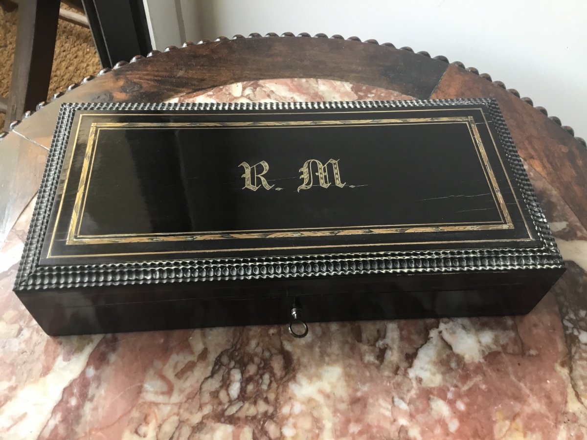 Napoleon III Monogrammed Rm Box-photo-3