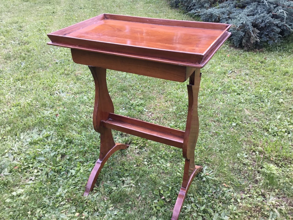 Fruitwood Side Table-photo-2