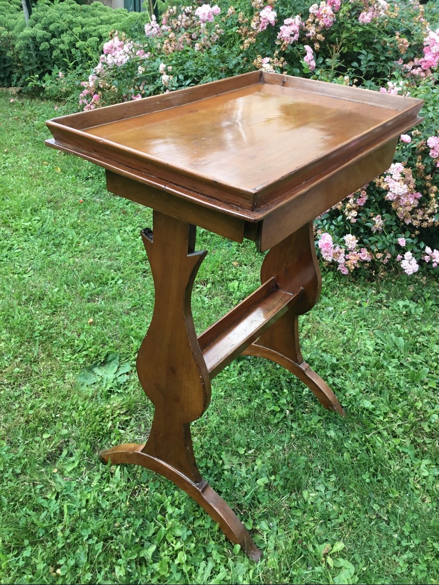 Fruitwood Side Table-photo-3