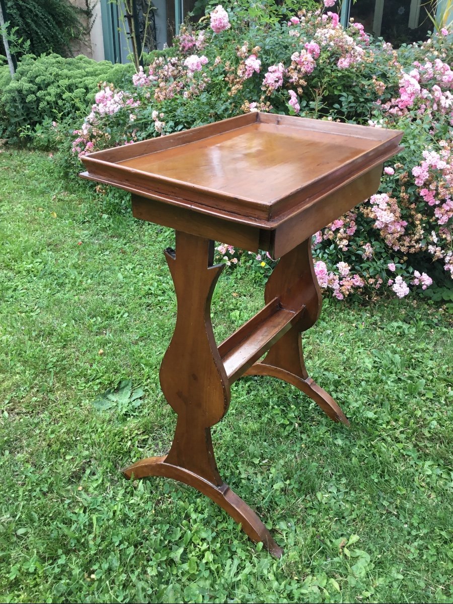 Fruitwood Side Table-photo-4