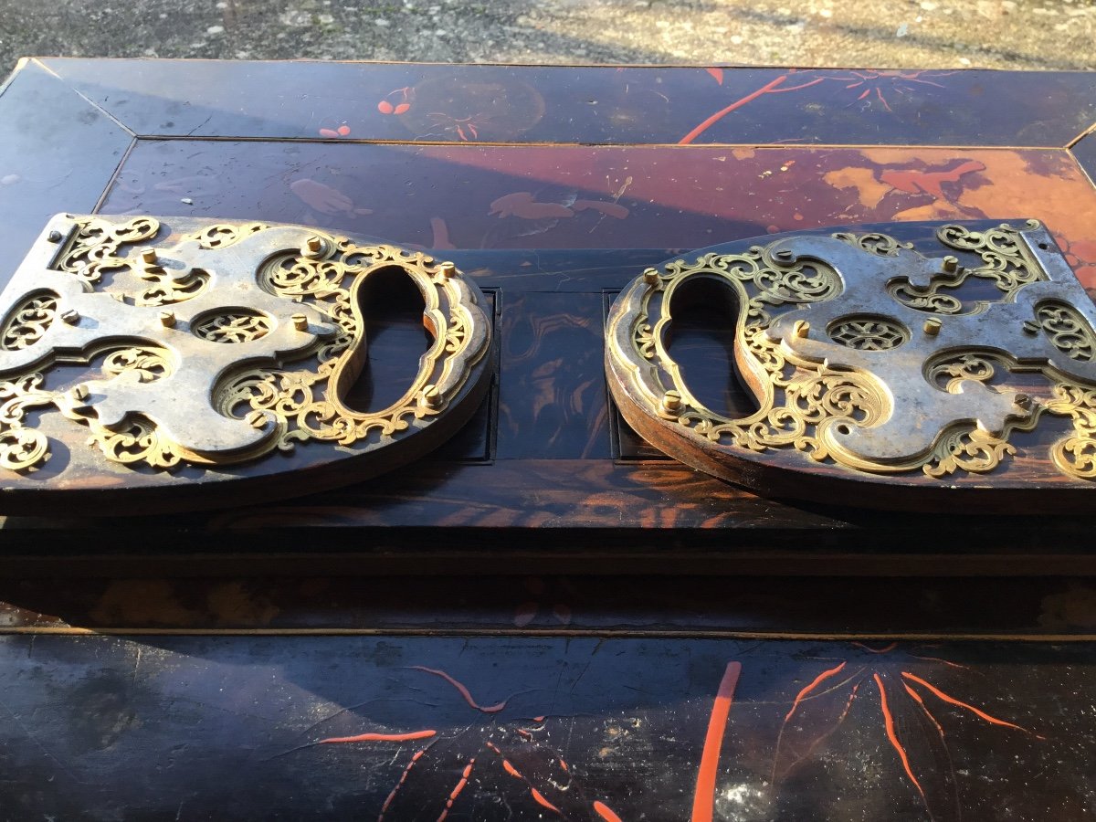 Bookends In Marquetry Type Boulle And Nineteenth Rosewood-photo-7