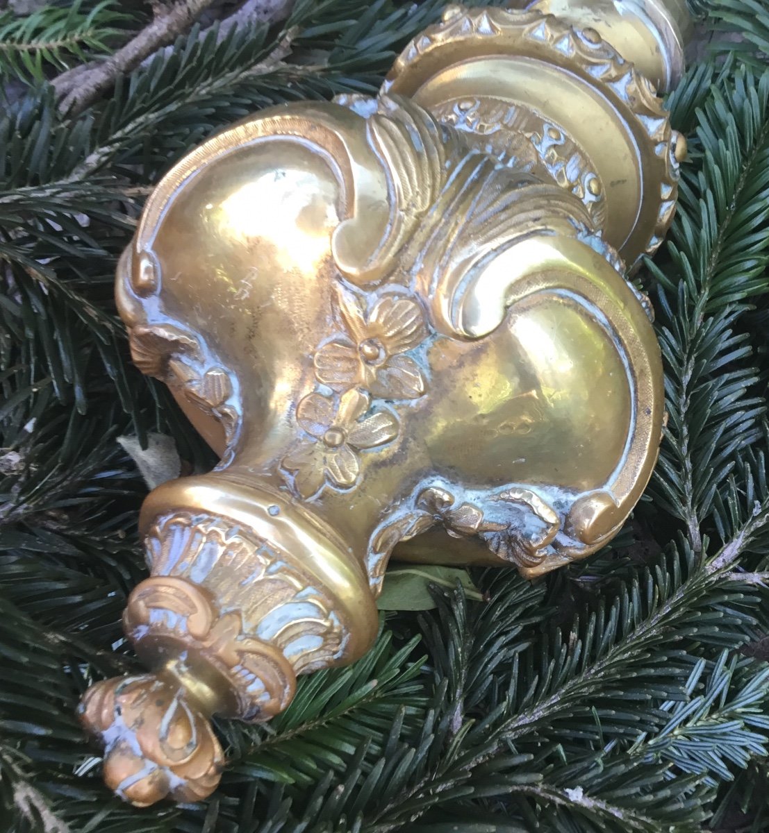 Chiseled Bronze Ornament, Departure Of Staircase, Late Eighteenth, Early Nineteenth