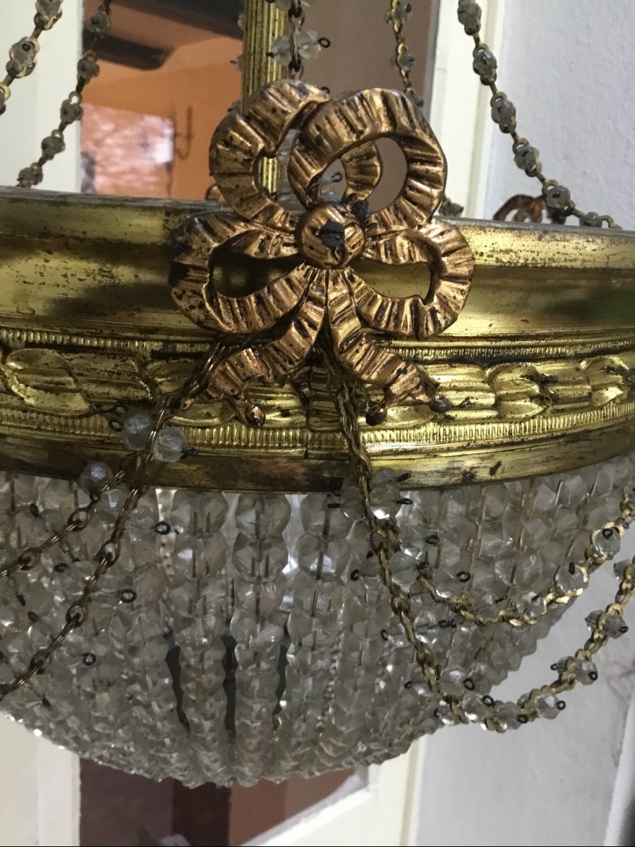 Basket Chandelier With Three Lights-photo-3