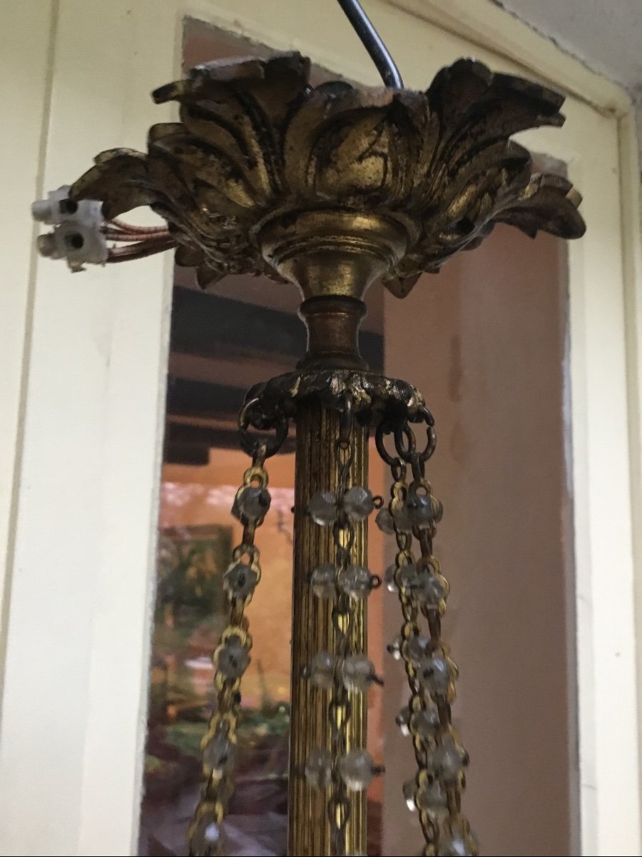Basket Chandelier With Three Lights-photo-4