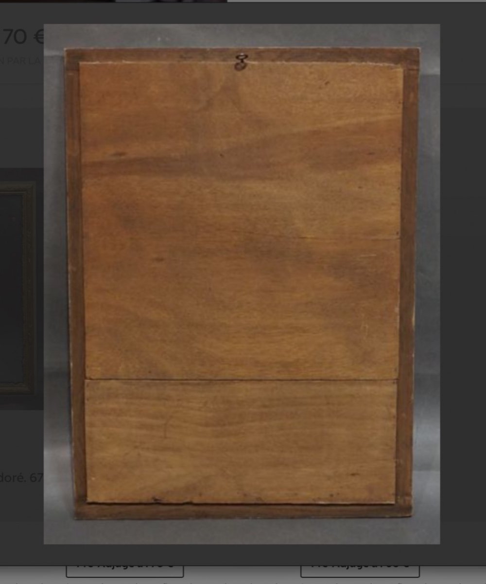18th Century Golden Wood Mirror-photo-3