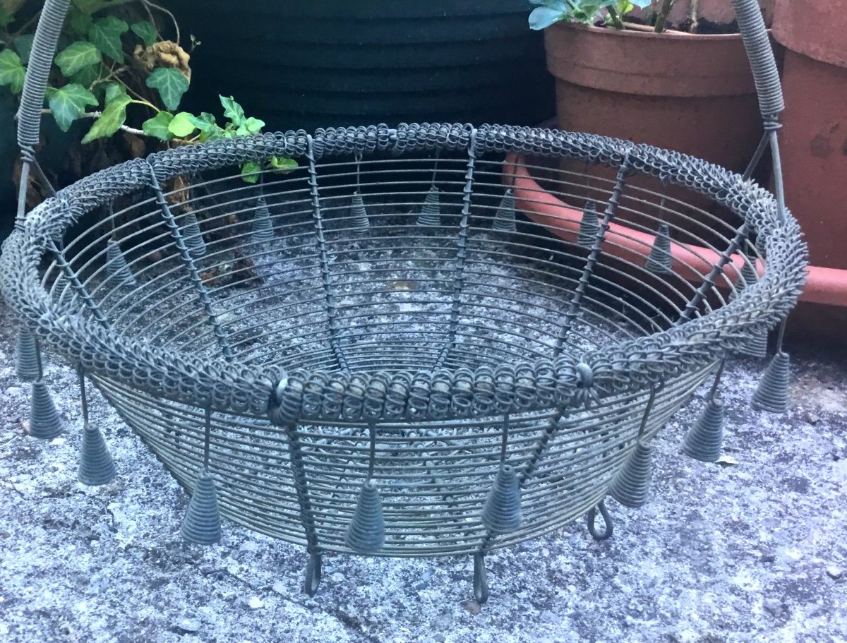 Folk Art, Braided Iron Basket, Plombières Les Bains-photo-5