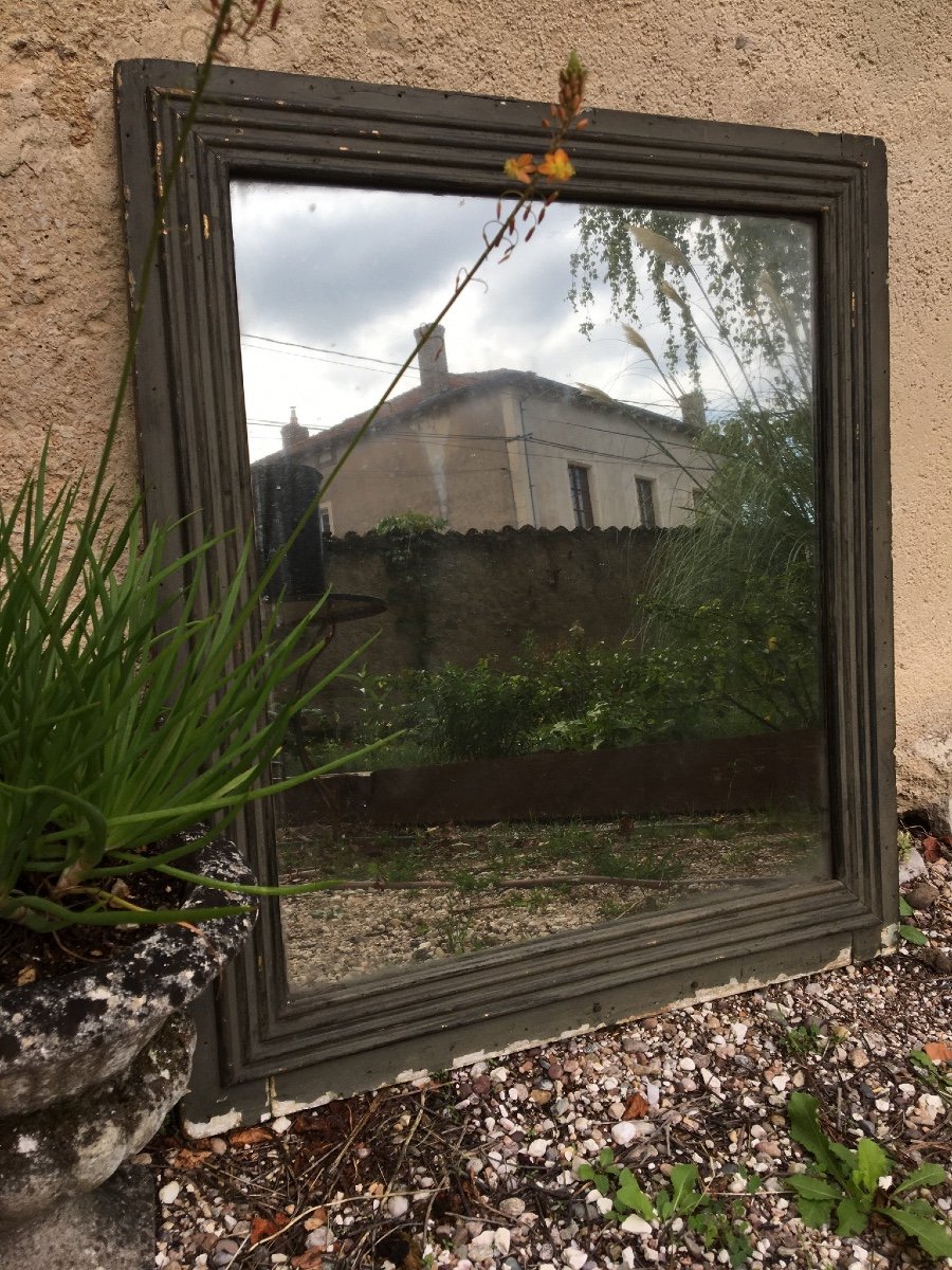 Louis XVI Fluted Mirror-photo-5