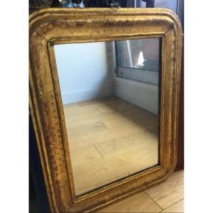 Small Louis Philippe Mirror In Golden Wood To Hang