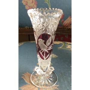 Soliflore En Cristal De Baccarat