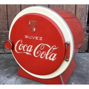 Coca Cola Refrigerated Advertising Cooler, 1950s