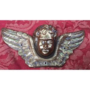 Winged Putto Furnishing Bronze