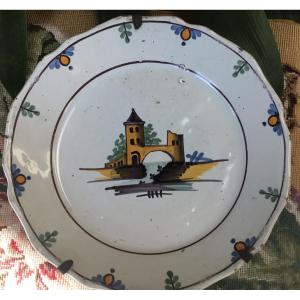 Assiette De Nevers XVIIIème, Au Chateau