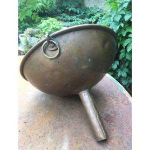 Folk Art, Large Copper Funnel