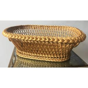 Folk Art, Woven Wicker Basket