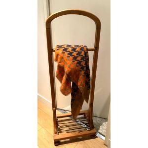 Art Nouveau Valet Stand With Clean Forms 
