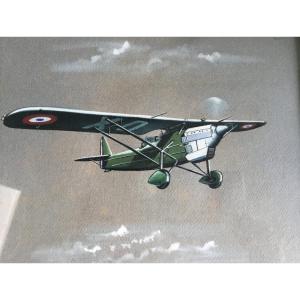 Andre Regnier Gouache Sur Le Thème De L’aviation