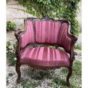 Highly Sculpted Louis XV Style Shepherdess Chair 