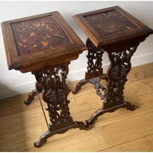 Les 2 bouts de canapé ATTR GABRIEL VIARDOT  JAPONISANTS