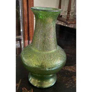 Loetz Art Nouveau Iridescent Glass Vase