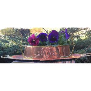 GRANDE JARDINIÈRE ET SON DORMANT ARTS AND CRAFTS (62,5 CM)