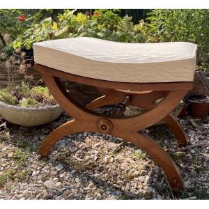 Small Curule Ottoman 