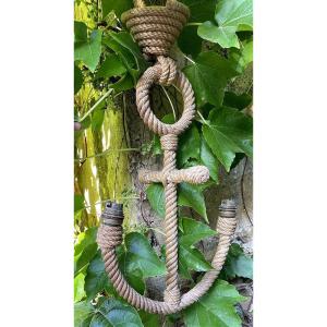 Suspension Ancre Marine, Adrien Audoux et Frida Minet, vintage, années 60