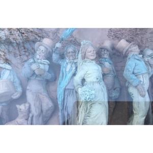 Beaugrand Terracotta Water Tank: Humorous "the Wedding" Design