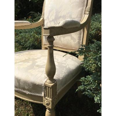 Lacquered Directoire Armchair