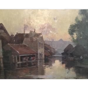 Eugène Galien-laloue, Sous Le Pseudonyme De Lievin : Lavandières