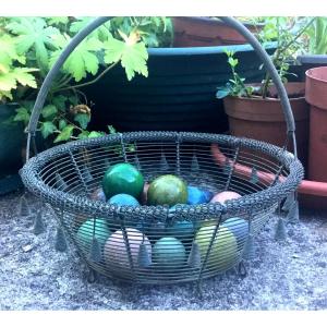 Folk Art, Braided Iron Basket, Plombières Les Bains