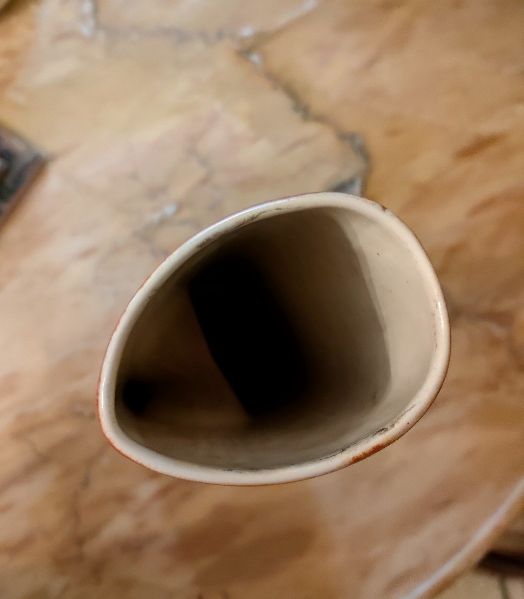 Peter Orlando (1921-2009), Grand Vase Pichet En Céramique, Signé Sous La Base, Années 50/60-photo-2