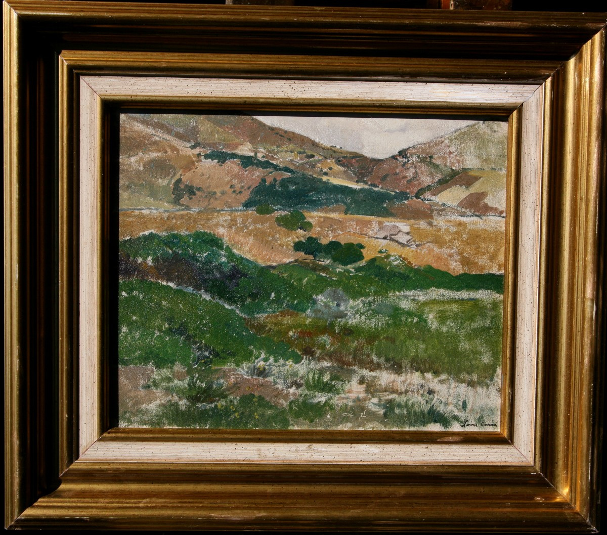 Léon Carre (1878-1942), Paysage De Kabylie, Huile Sur Toile Signée, Encadrée.-photo-4