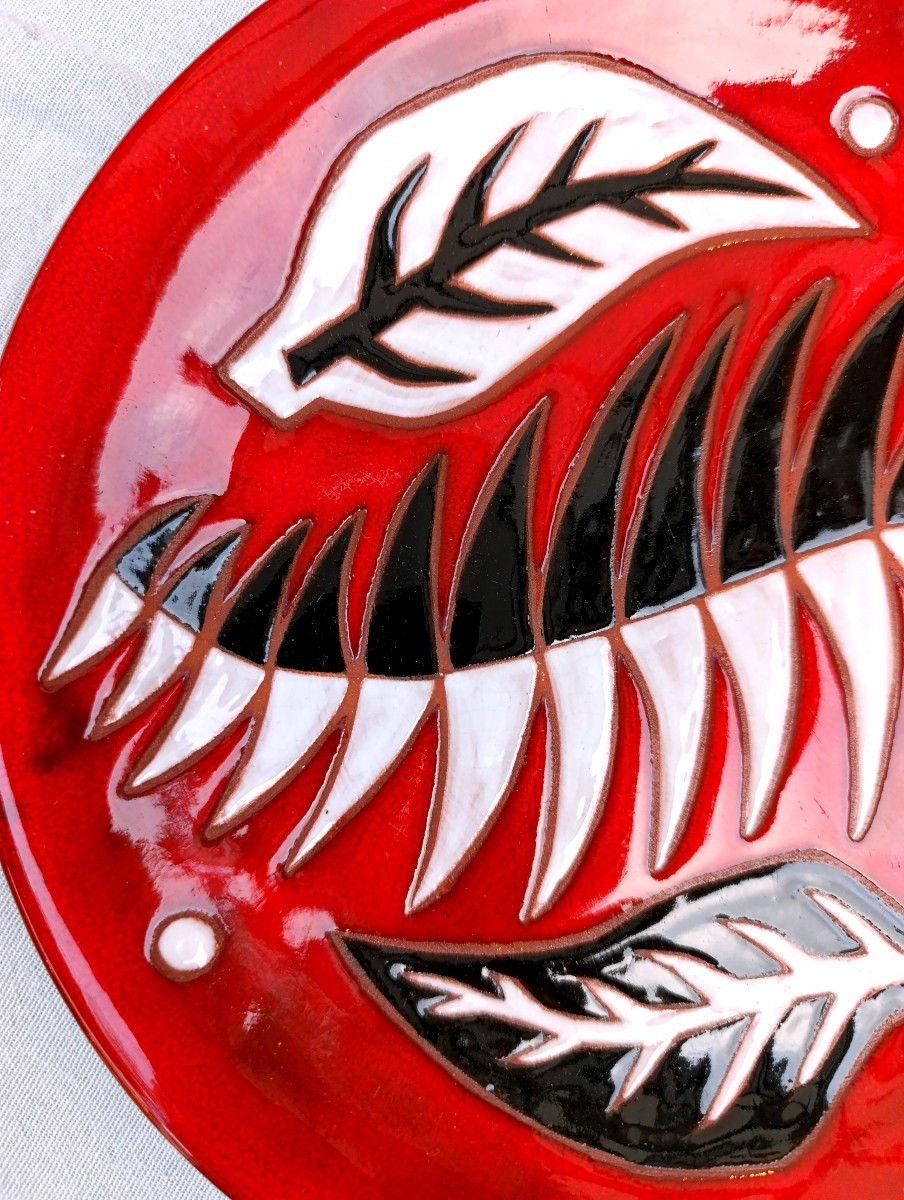 Jean Picart Le Doux (1902-1982), Glazed Ceramic Plate, Signed On The Back, Sant Vicens-photo-4