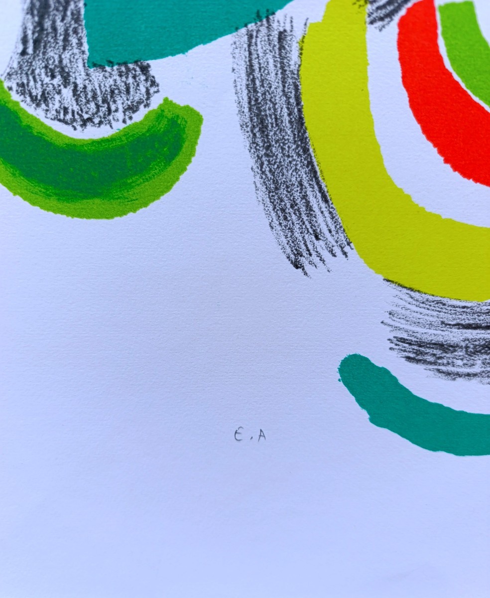 Sonia Delaunay (1885-1979), Toys, Lithograph On Vellum Signed, Artist's Proof -photo-2