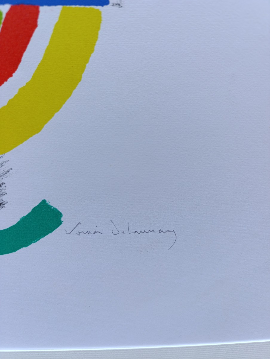 Sonia Delaunay (1885-1979), Toys, Lithograph On Vellum Signed, Artist's Proof -photo-2